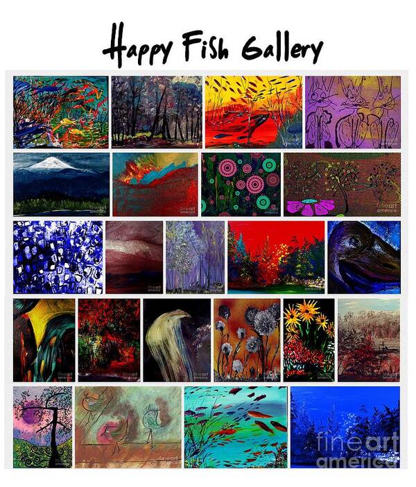Gallery Poster featuring the painting Gallery by James and Donna Daugherty