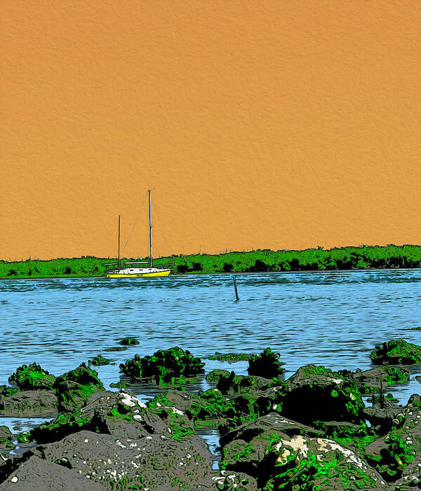 Sailboat Poster featuring the photograph Intracoastal by Jerry Hart