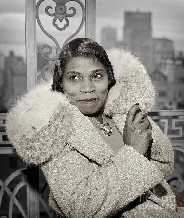 Opera Poster featuring the photograph Marian Anderson 1941 by Martin Konopacki Restoration