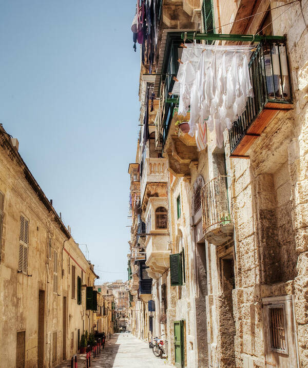 Tranquility Poster featuring the photograph Streets Of Valetta by By Matthew Heptinstall