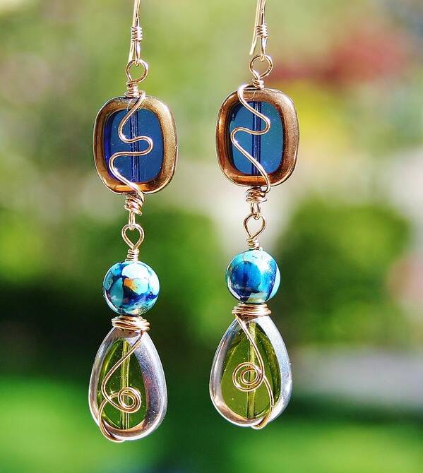 Krelly Designs Poster featuring the photograph Window Earrings by Kelly Nicodemus-Miller