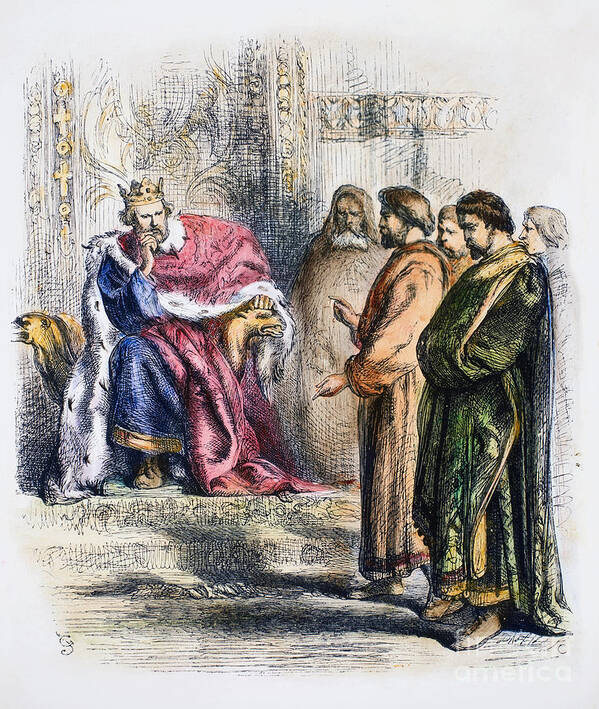 13th Century Poster featuring the photograph Shakespeare: King John #1 by Granger