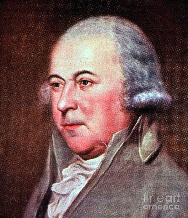 History Poster featuring the photograph John Adams, 2nd American President #3 by Photo Researchers