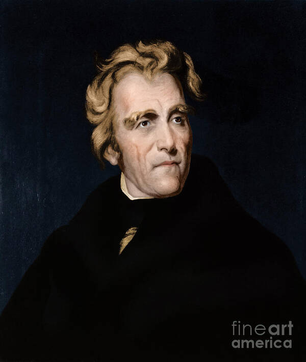 History Poster featuring the photograph Andrew Jackson, 7th American President #4 by Photo Researchers