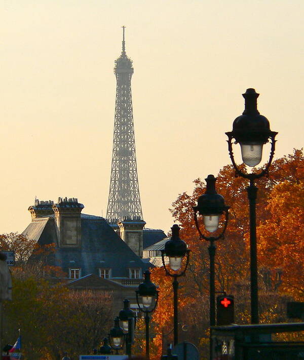 Paris Poster featuring the photograph A Slice of Paris by Eric Tressler