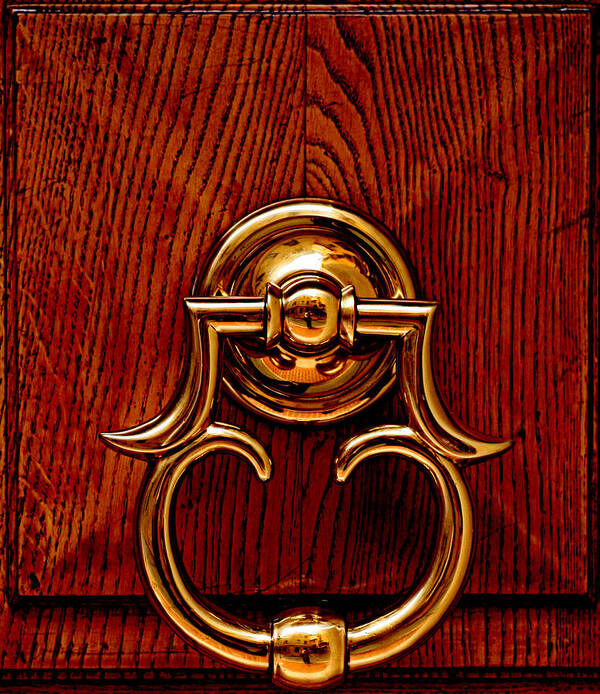 Door Knocker Poster featuring the photograph Door Knocker by Greg Sharpe