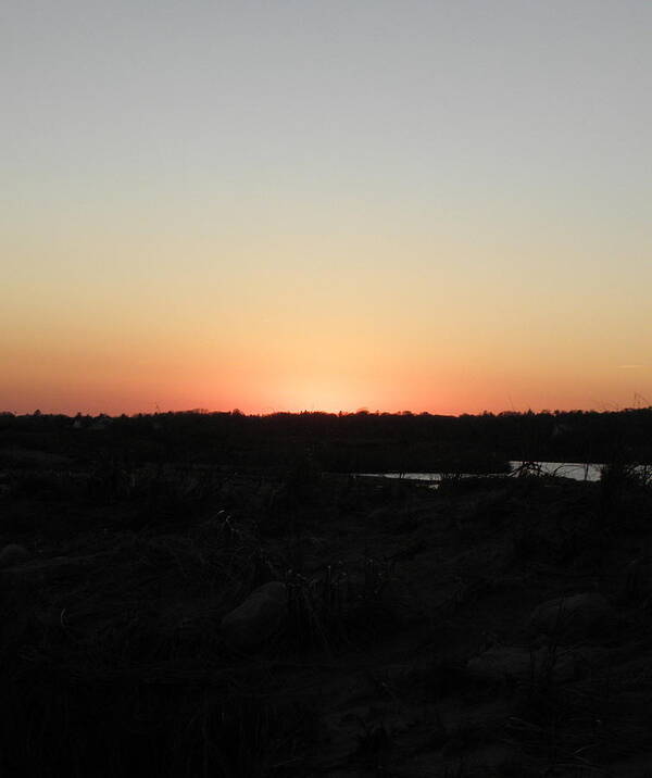 Sunset Poster featuring the photograph Westerly RI sunset by Kim Galluzzo