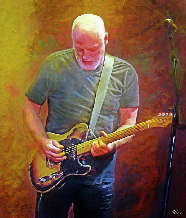 David Gilmour Pink Floyd Poster