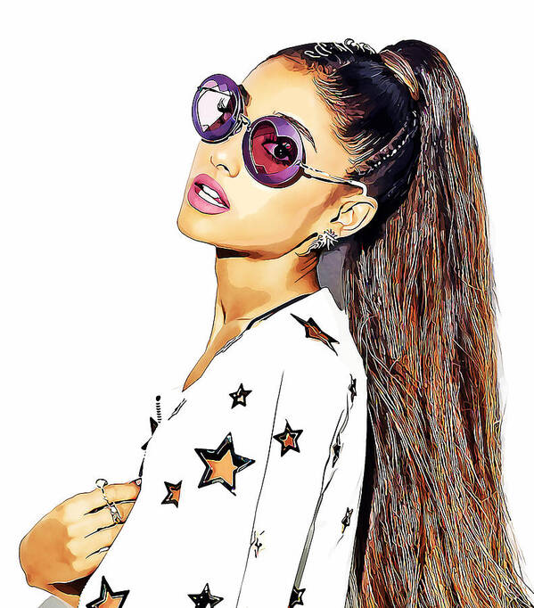 Ariana Grande 8 x 10 Canvas Print