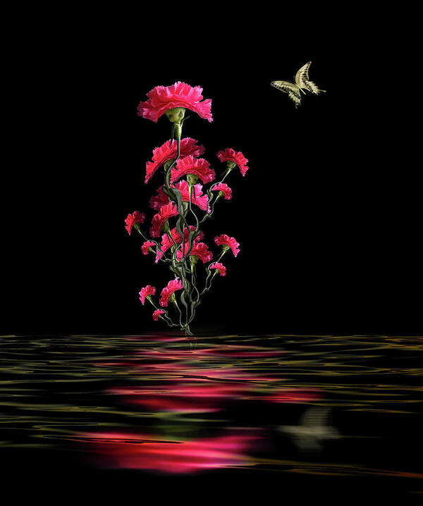 Flowers Poster featuring the photograph 4210 by Peter Holme III