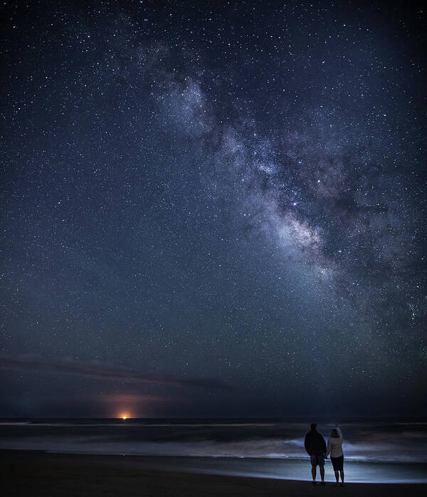 Oak Island Poster featuring the photograph Date NIght by Nick Noble