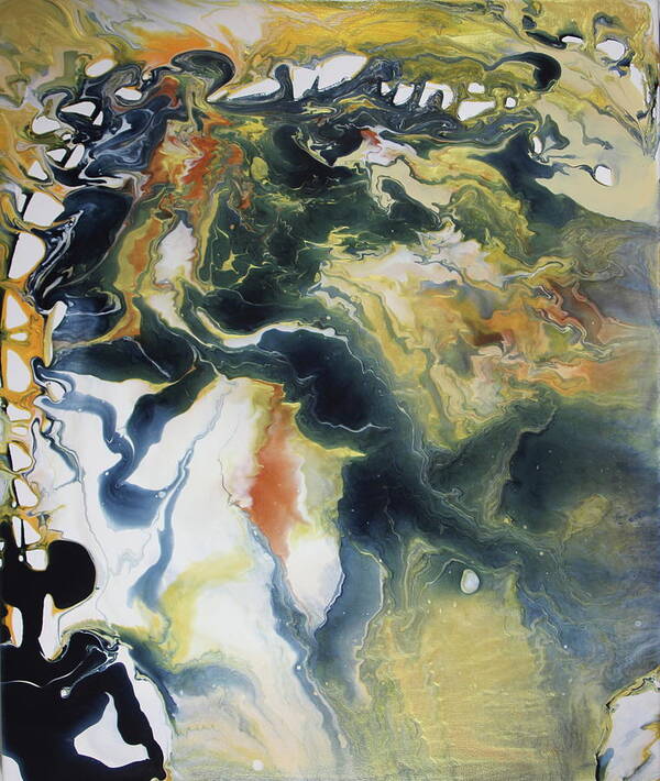 Earthscapes Poster featuring the painting Elemental 2 by Madeleine Arnett