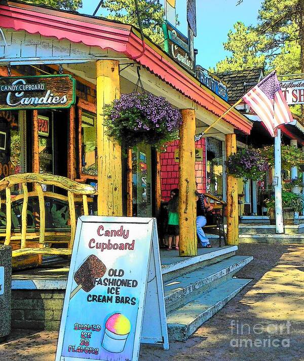 Idyllwild Poster featuring the photograph Idyllwild Candy Cupbord 117 by Lisa Dunn