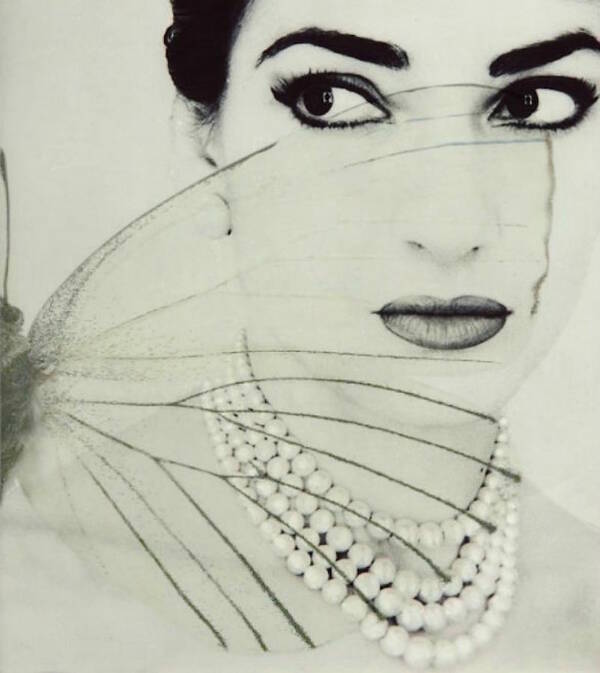 Maria Callas Poster featuring the digital art Madam Butterfly - Maria Callas by Paul Lovering