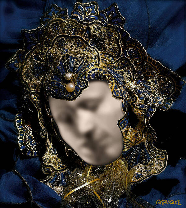 Bistable Image Poster featuring the photograph Mask of Love by Gianni Sarcone