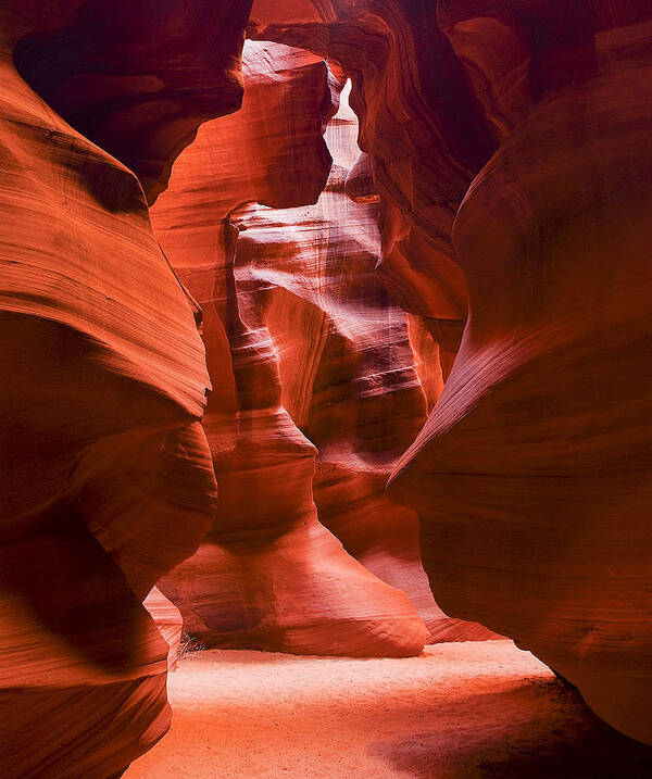 Slot Canyon Poster featuring the photograph Morning Peace by Scott Read