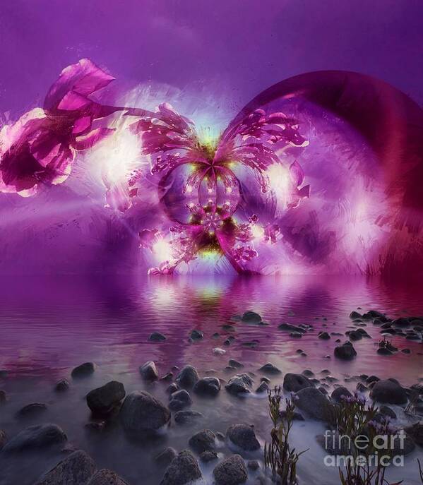 1000 Views Poster featuring the photograph Purple Haze by Jenny Revitz Soper