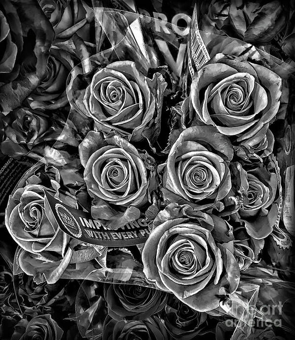 Supermarket Poster featuring the photograph Supermarket Roses by Walt Foegelle
