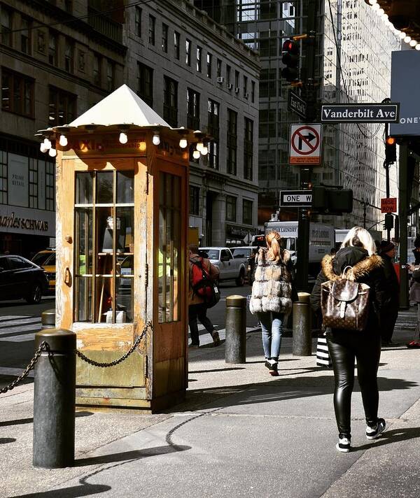 Booth Poster featuring the photograph Taxi Booth by Aya Edlin