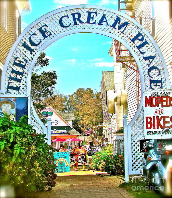 Ice Cream Poster featuring the photograph The Happiest Place on earth by Beth Saffer
