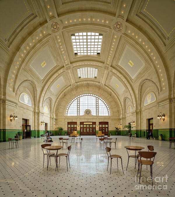 Amtrak Poster featuring the photograph Union Station Seattle by Jerry Fornarotto