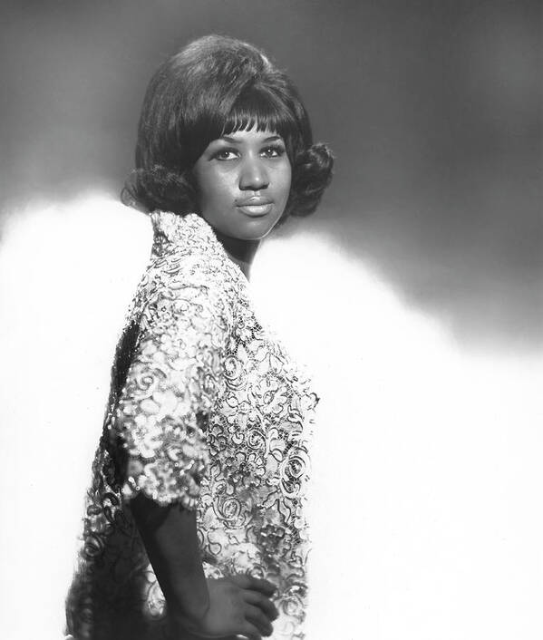 Singer Poster featuring the photograph Aretha Franklin Portrait by Michael Ochs Archives