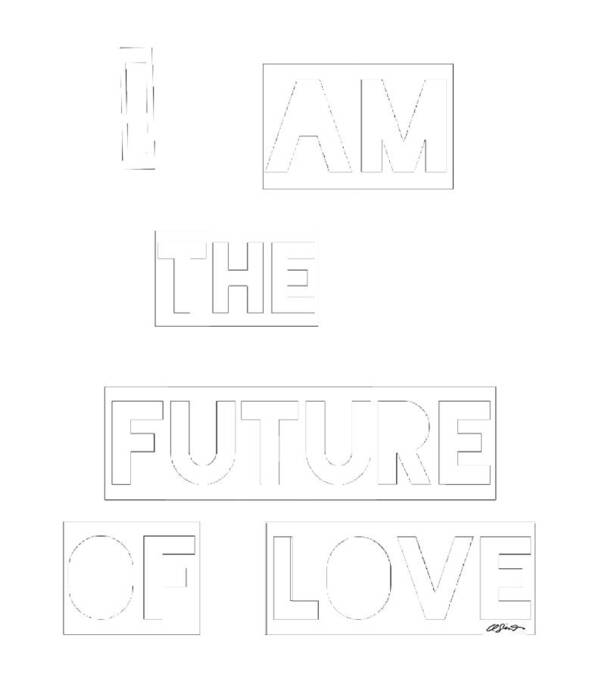 Art Poster featuring the painting I Am The Future Of Love by Clayton Singleton