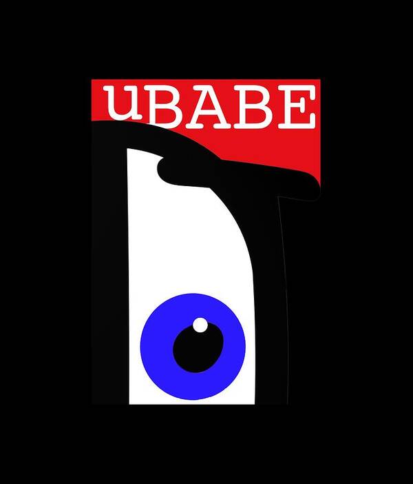 Ubabe Eye Poster featuring the digital art I See Ubabe by Ubabe Style