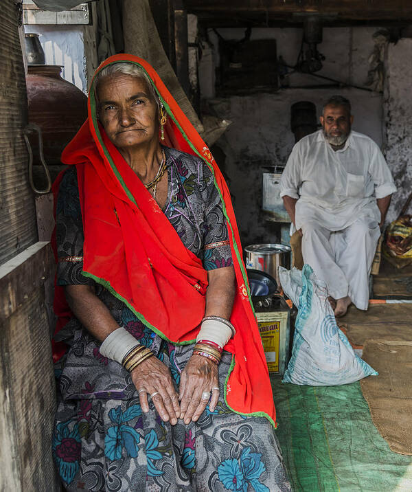 India Poster featuring the photograph In A Small Indian Shop by Giuseppe Damico