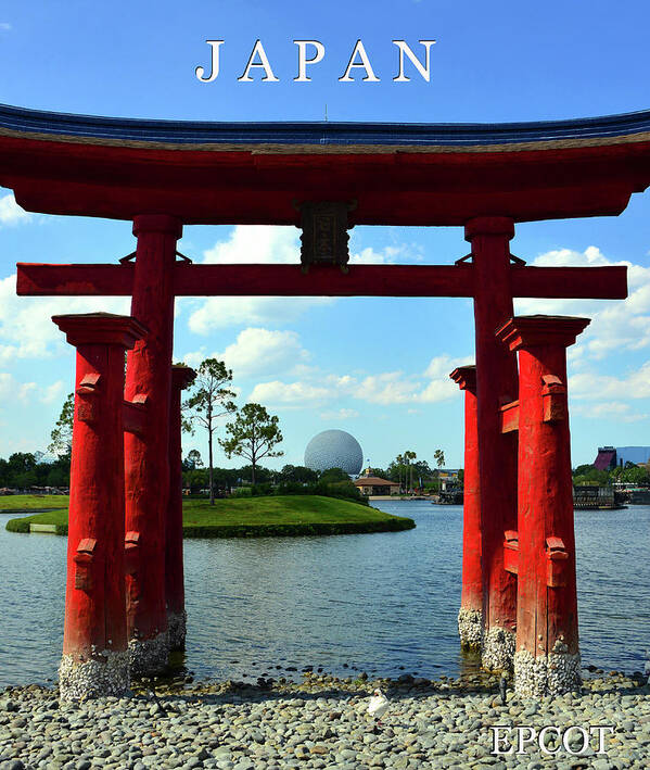 Japan Poster featuring the photograph Japan at Epcot by David Lee Thompson