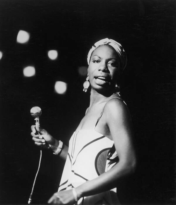 Nina Simone Poster featuring the photograph Nina In Concert by Hulton Archive