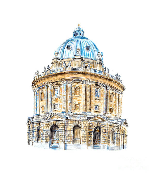 Rad Cam Poster featuring the photograph Radcliffe Camera by Elizabeth Lock