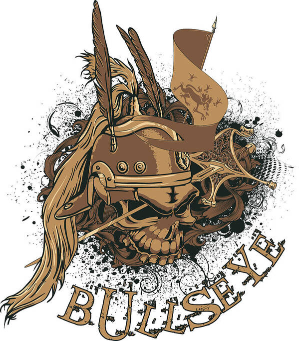 Halloween Poster featuring the digital art Bullseye by Jacob Zelazny