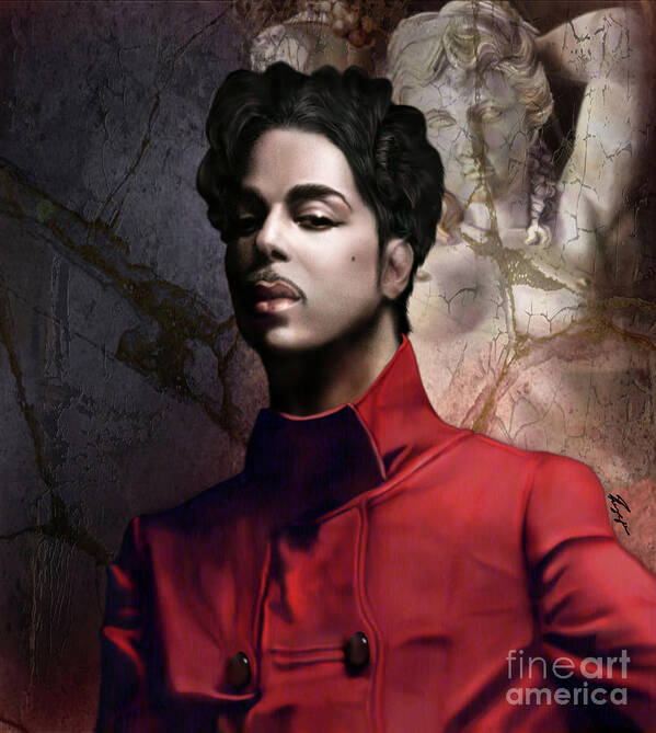 Paisley Park Poster featuring the painting Da Bourgeoisie Da Artist by Reggie Duffie