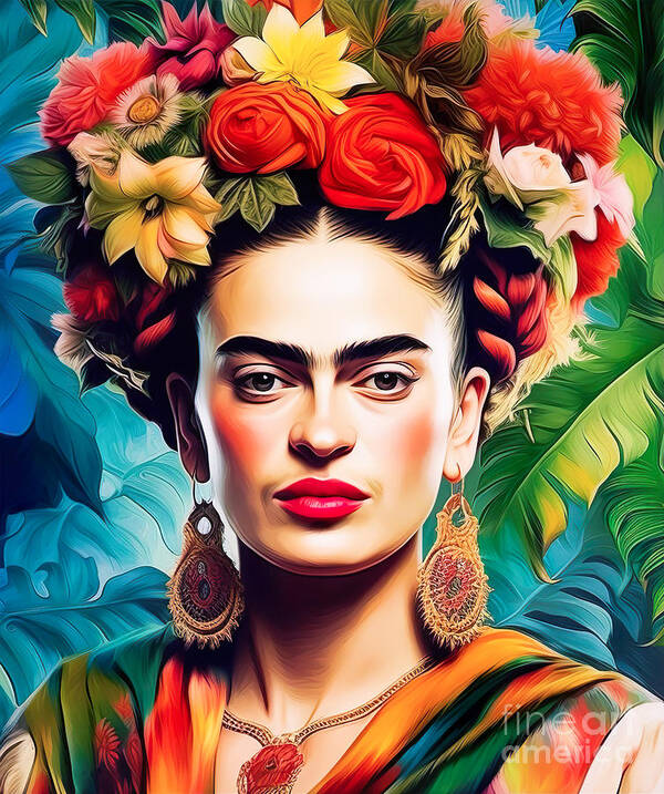 Frida Kahlo Self Portrait 3 Poster