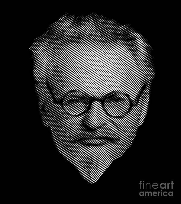 Trotsky Poster featuring the digital art Leon Trotsky by Cu Biz