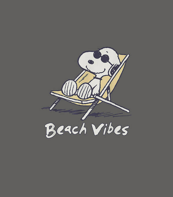 Peanuts Snoopy Beach Vibes for the whole family ch Poster by Ajay