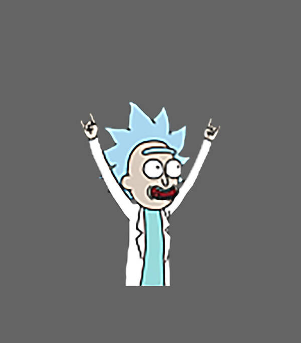 Rick And Morty Tiny Rick Poster featuring the digital art Rick and Morty Tiny Rick by Zayda LuciS