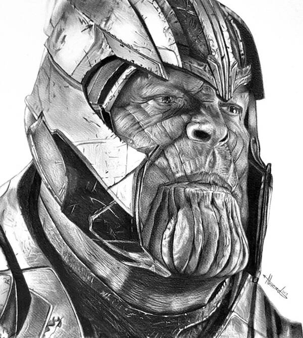 Thanos  Pencil sketch Sketches Lion sculpture
