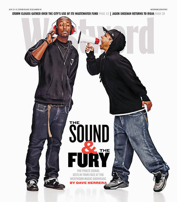Westword Poster featuring the digital art The Sound And The Fury by Westword