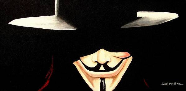 V For Vendetta Poster By Al Molina