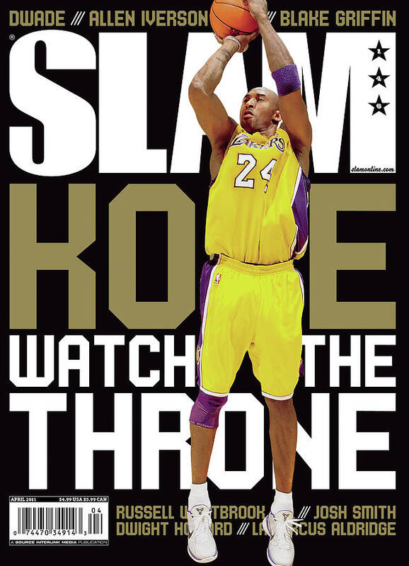Kobe Bryant Poster featuring the photograph Kobe: Watch the Throne SLAM Cover by Getty Images