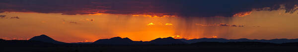  Poster featuring the photograph New Mexico Sunset by Atom Crawford