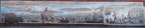 Mural Poster featuring the photograph Celilo Falls Mural by Charles Robinson