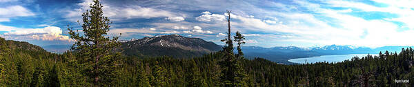 Tahoe Poster featuring the photograph Tahoe Skyline by Ryan Huebel