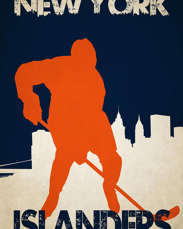 New York Islanders T-Shirt by Joe Hamilton - Fine Art America