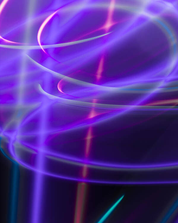 Photographic Light Painting Poster featuring the photograph Abstract 41 by Steve DaPonte