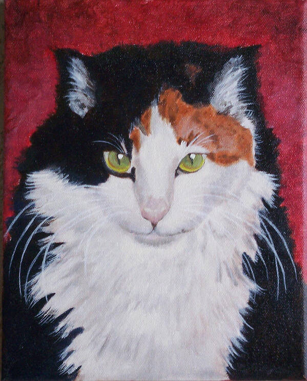 Pets Poster featuring the painting Alley Cat by Kathie Camara