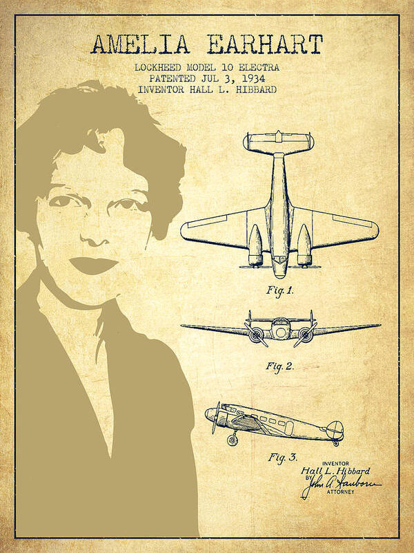 1937 Aviator Pilot AMELIA EARHART Glossy 8x10 Photo Electra Airplane Poster 