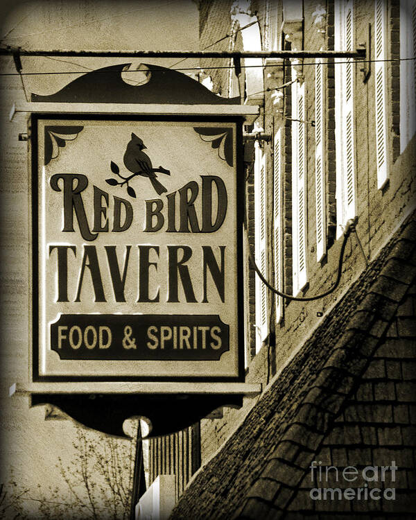 Bar Poster featuring the photograph Barhopping at the Red Bird 2 by Lee Craig